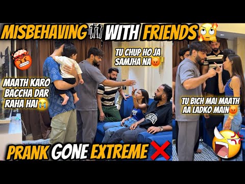 Misbehaving With Friends😡Prank Gone Extreme❌| Dost Dost Mai Hua Jagda😱| Aman’s Family