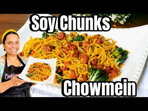 The Perfect Recipe For Navaratri || Chunks Chowmein #veganrecipes #navratrispecial #navratri #soya