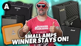 Affordable Guitar Amp Blindfold Shootout - Winner Stays On!