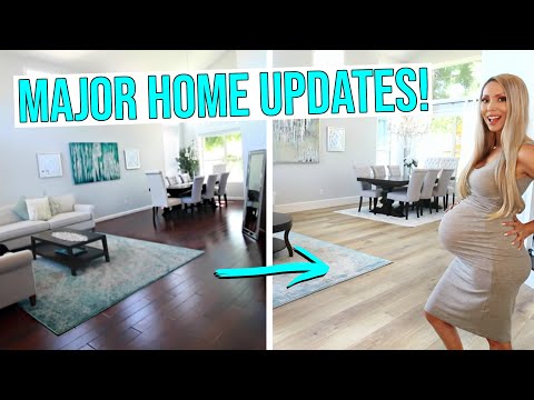 NEW FLOORS REVEAL (Did We Ruin Our House?!) + Home Gym and Bathroom Renovations!