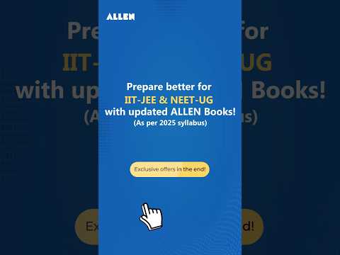 Prepare Better for NEET with Updated ALLEN Books (As per 2025 syllabus)