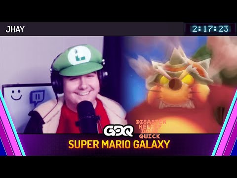 Super Mario Galaxy by Jhay in 2:17:23 - Disaster Relief Done Quick 2024