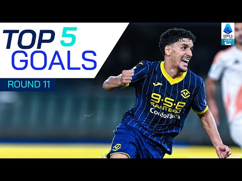 Harroui Sinks Roma at the Death | Top 5 Goals | Round 11 | Serie A 2024/25