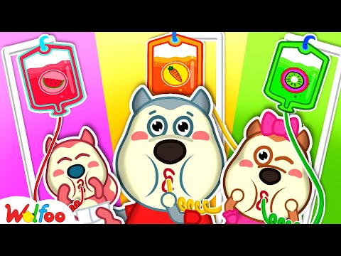 Yummy Rainbow Juice 🌈 Wolfoo Learns Healthy Habits for Kids  | Wolfoo Family Official