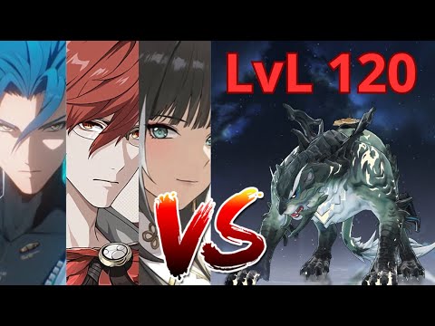 Jiyan Mortefi & Baizhi vs Corre luces lvl 120 wutheringwaves