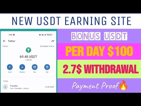 Usdt Earning Site | Earn Free Usdt | Best Usdt Investment site | New Earning Site