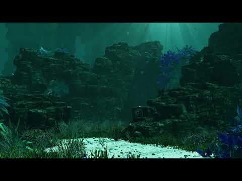 Underwater Lost City Ambience | Calming Deep Bass Sounds | Dark and Rumbling Sea Ambient | 1 HOUR