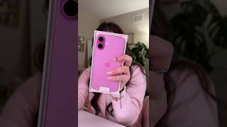 UNBOXING THE PINK IPHONE 16 PLUS THAT IS NOT MINE🩷✨💓💕 #youtubeshorts #pinkiphone #shorts