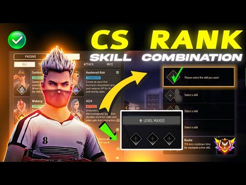 CS ranked Character Combination 2024 | Best character combination in Free Fire | Best Combination