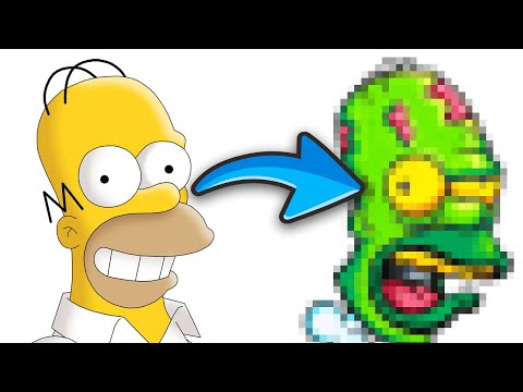 Drawing Homer Simpson But As A Deadly Zombie!