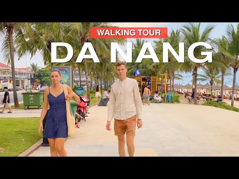 【🇻🇳 4K】Da Nang Promenade & Beach - Vietnam Walking Tour