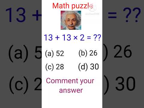 Math puzzle || || #math #quizgame #quiz #mathematics #gkquestion