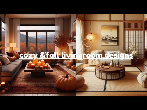 Cozy &boho style Living Room Designs||interior fall living rooms||livingroom furniture+all decor