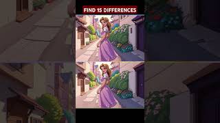 TEST YOUR IQ FIND 15 DIFFERENCES #iqtest #puzzle #puzzlelovers