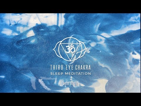 Third Eye Chakra Sleep Meditation || 432hz || Kalimba & Rainstick Meditation Music