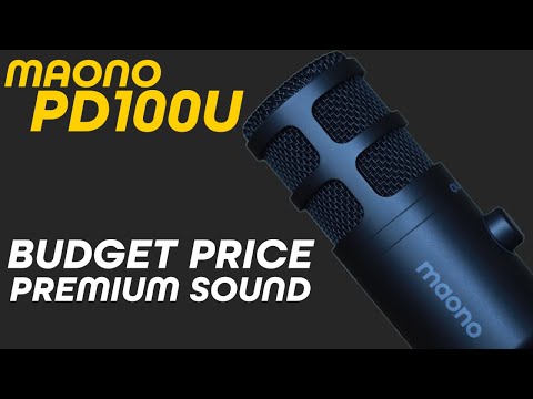 Amazing Twitch/YouTube Starter Mic Under $100 | Maono PD100U USB Dynamic Mic Review