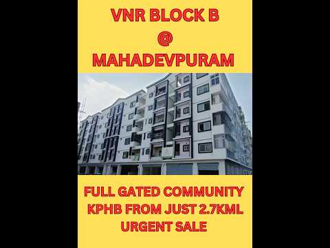 # GHMC FLAT FIR SALE @ MAHADEVPURAM NEAR BY KPHB #ytshorts # FULL GATED COMMUNITY #URGENT SALE #