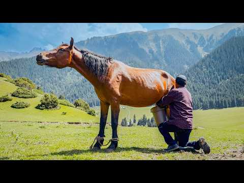 Making an Ancient Nomadic Drink for a Family Celebration