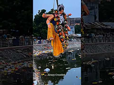 🚩 Durga Maa Bidai status 🙏❤️🙏 #4k  Mata Rani Visarjan 😭😭💔 #durga #durgapuja #shorts #sad #visarjan