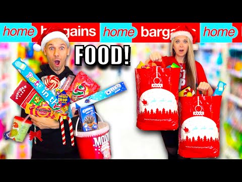 Budget CHRISTMAS FOOD shopping at HOME BARGAINS *how much can we buy for £30?