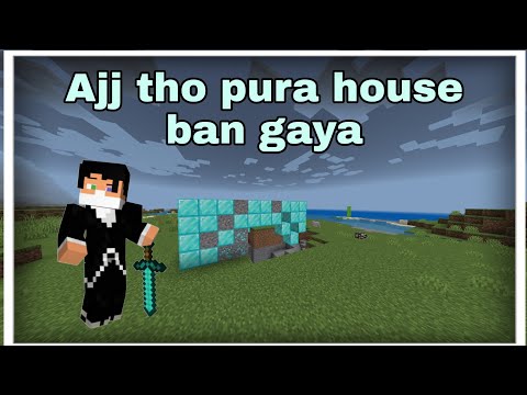 Ajj tho diamond house ban jayega #shorts #minecraftshorts #noobfunnyvideo #gaming #minecraft