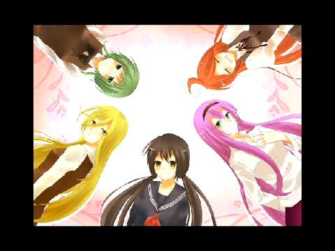 [Luka, GUMI, miki, Lily, VY1 MIZKI] "Be★Happy!" english sub(annotation) [lyrics in description]