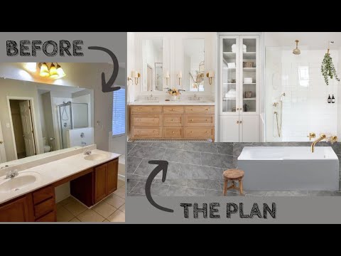 REMODELING MY BATHROOM ON A BUDGET | BATHROOM MAKEOVER pt 1