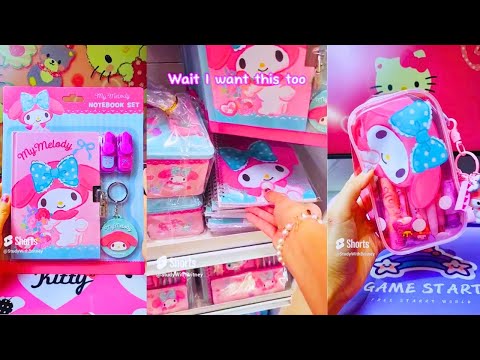 🌸My Melody Sanrio Stationery Haul ASMR