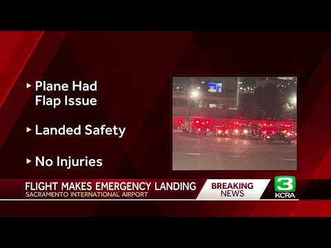 Airplane makes emergency landing at Sacramento International Airport