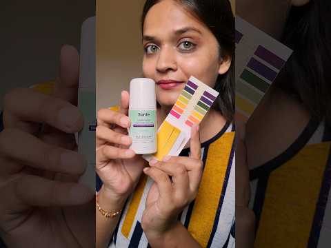 pH Test | Sanfe Underarm Lightening Roll On | Deodorant pH Test #shorts #underarms #rollon #phtest