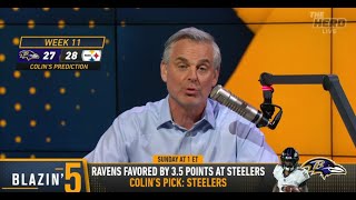 THE HERD | Colin Cowherd SHOCKS, Baltimore Ravens Will LOSE Vs Steelers | NFL