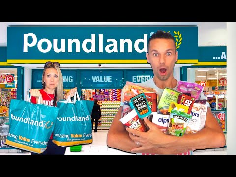 Can we BUY our WEEKLY FOOD SHOP from POUNDLAND for £30? 😃 *BIG shopping challenge!