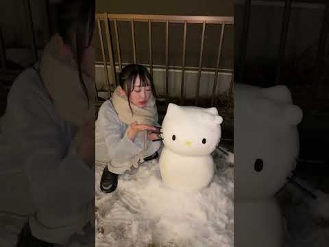 雪ティ作りました⛄️