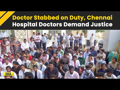 Doctors Boycott Patient Services In Protest After On-Duty Doctor Balaji Stabbed At Guindy Hospital