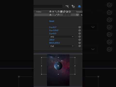 creating a 3d planet animation in after effects #aftereffects #tutorials