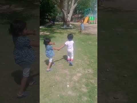 walking together in park #cutebaby #fun #viral #shorts