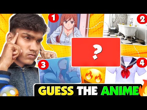 GUESS THE ANIME CHALLENGE | 4 Pic 1 Anime | Popular Anime 2024 (Hindi)