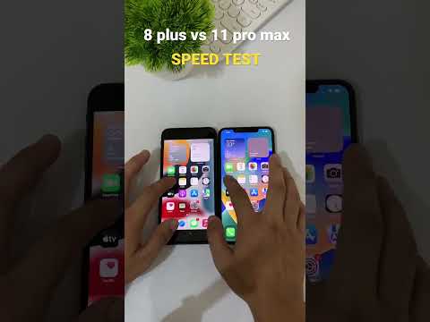 Iphone 8 plus vs Iphone 11 pro max || Speed Test #shorts