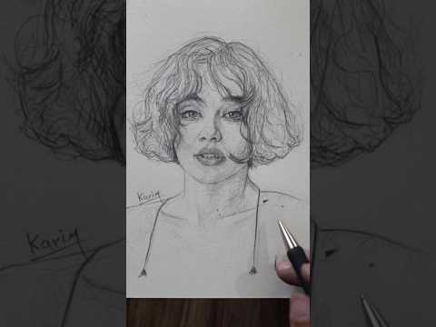 How to draw a Face using loomis method  #portraitdrawing #drawingtutorial