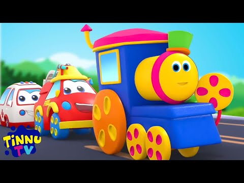 Train Song With Bob The Train, ट्रेन मै हम चले, Kids Nursery Rhymes In Hindi