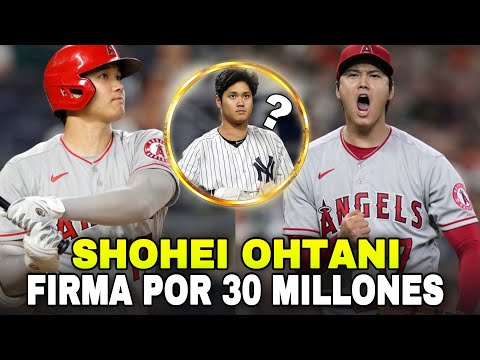 INCREÍBLE! Shohei Ohtani Firma Por 30 MILLONES DE DÓLARES Con Los Angelinos, MLB Baseball Sports