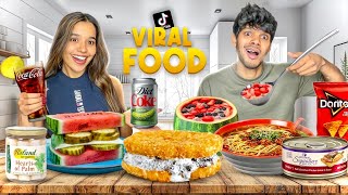 Trying New TikTok Viral Food Trends 🍕🤤 Yash and Hass #part3