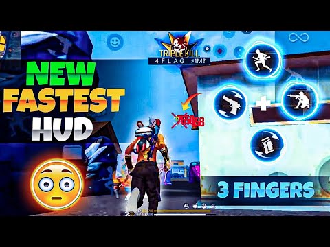 TOP 5 BEST CUSTOM HUD FREE FIRE 3 FINGER CLAW | BETTER THAN PC PLAYERS | THREE FINGER CUSTOM HUD