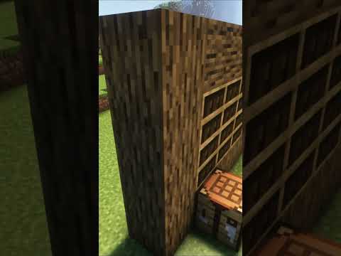 Minecraft: New Bookshelf Hidden Chest! #shorts