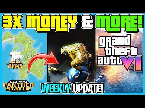 CAYO PERICO PANTHER STATUE & GTA 6 RELEASE INFO & MORE! GTA 5 ONLINE WEEKLY UPDATE!