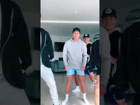 Noah Beck Does the best friend challenge on TikTok