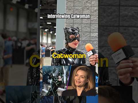 INTERVIEWING CATWOMAN COSPLAYER! #catwoman #cosplayer #cosplaygirl