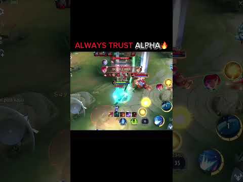 MOBILE LEGENDS ALPHA 1 VS ALL #tyrant #mlbb #shorts #mobilelegends