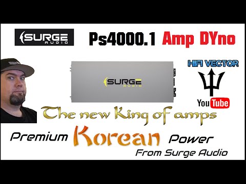 Surge Audio PS4000.1 Amp dyno the New King of Korean amps. Look out Down4sound !