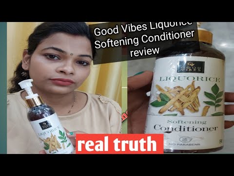 Good Vibes Liquorice Softening Conditioner  honest review #goodvibes | good vibe conditioner